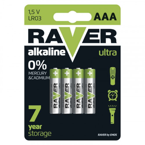 Bateria alkaliczna Raver Ultra Alkaline AAA (LR03)